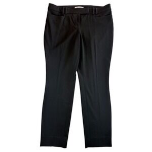 White House Black‎ Market Slim Leg Pants Women 4S Black Stretch Career Trousers